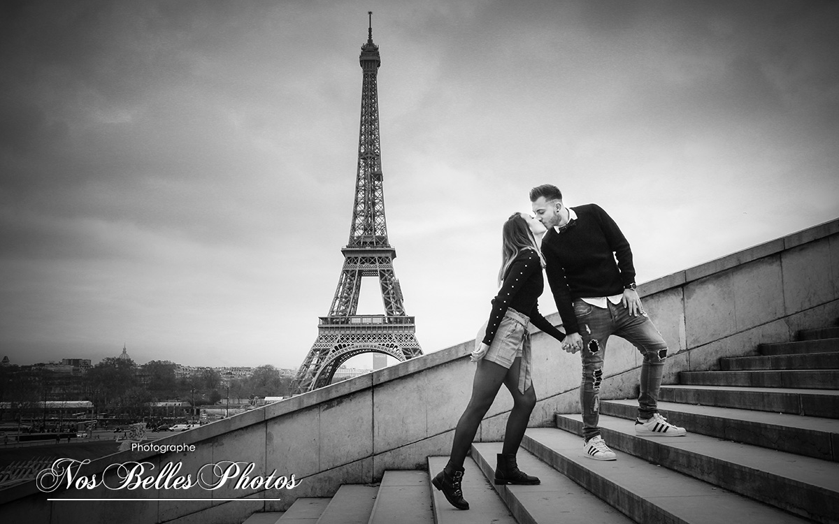 Séance photo engagement lifestyle paris