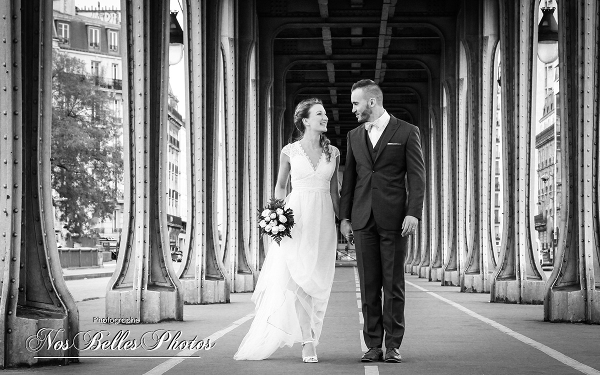 Shooting photo après mariage Paris