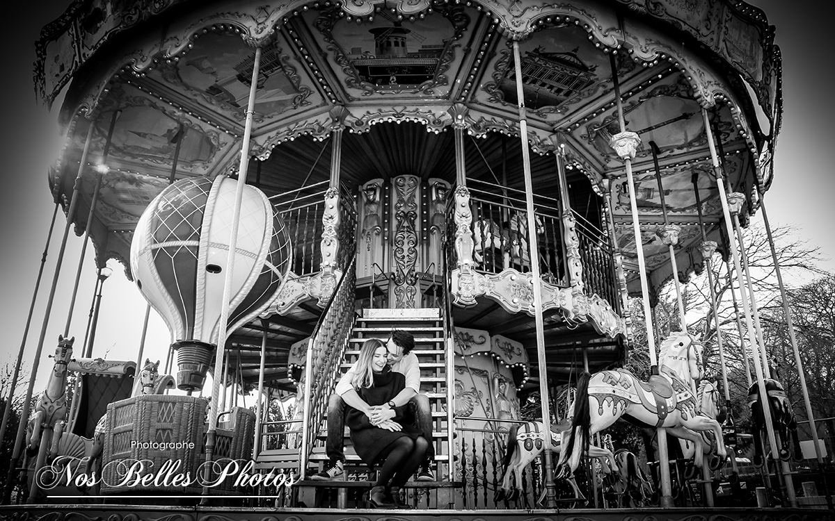 Shooting photo Love Session couple Paris