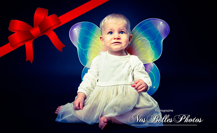 Cadeau pour enfant, cadeau photo studio pour petite fille