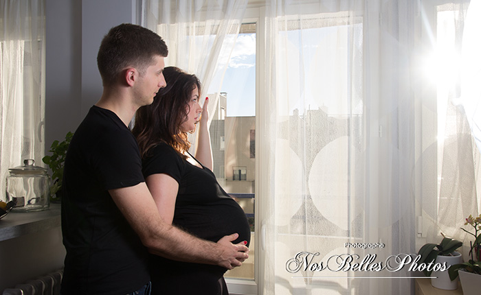 Séance photo grossesse à domicile en Yvelines