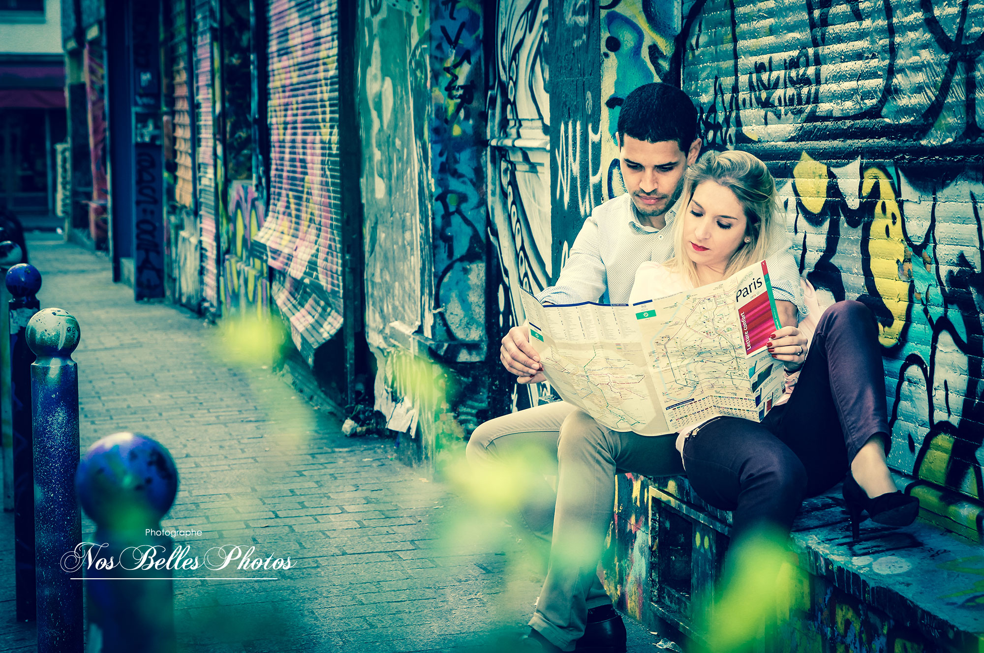 Photo de couple en lifestyle à Paris