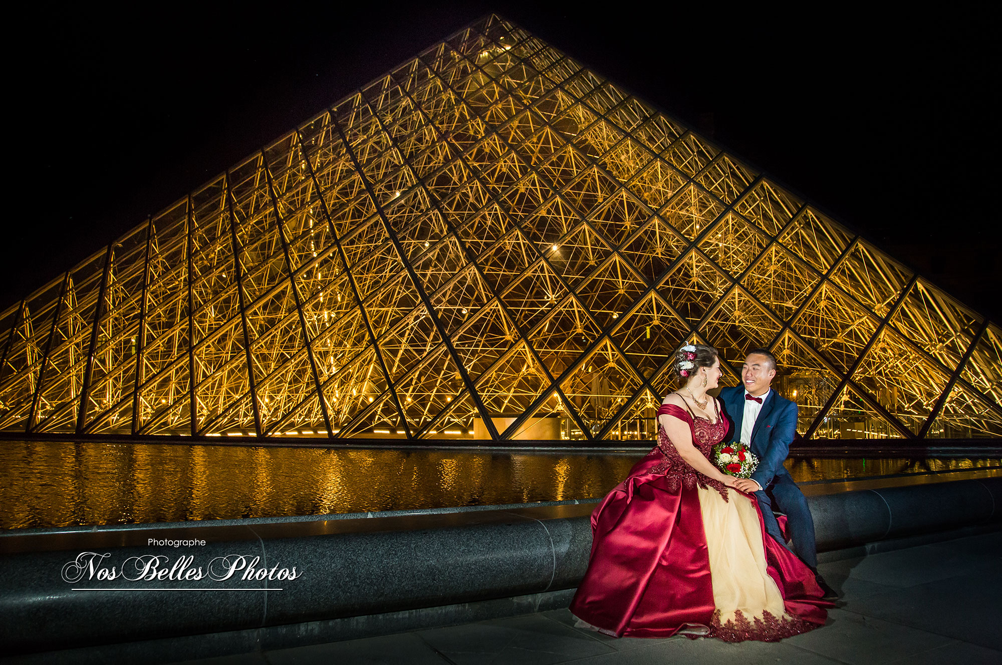 Photographe mariage chinois, photographe couple de mariage chinois à Paris