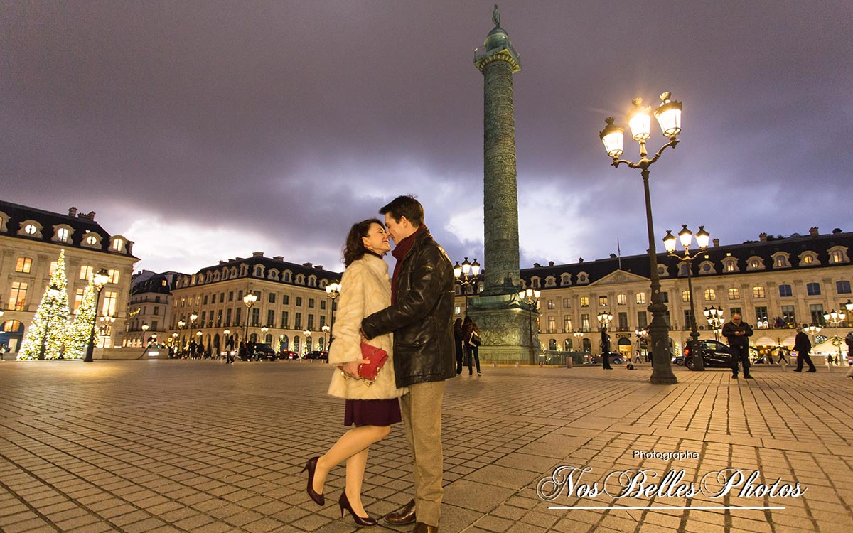 Séance shooting couple Paris