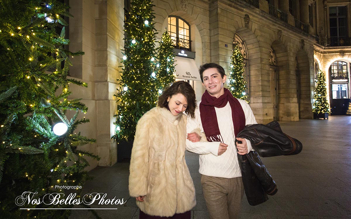 Shooting photo fiançailles Paris