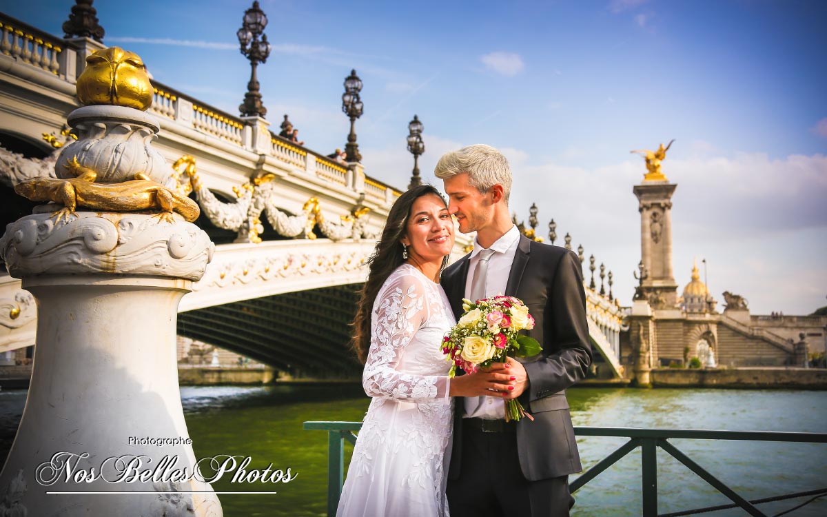 Photoshoot after wedding Château de Rambouillet Yvelines