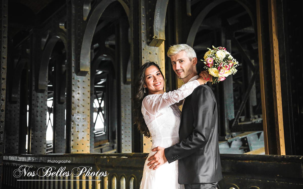 After wedding photoshoot Saint-Germain-en-Laye