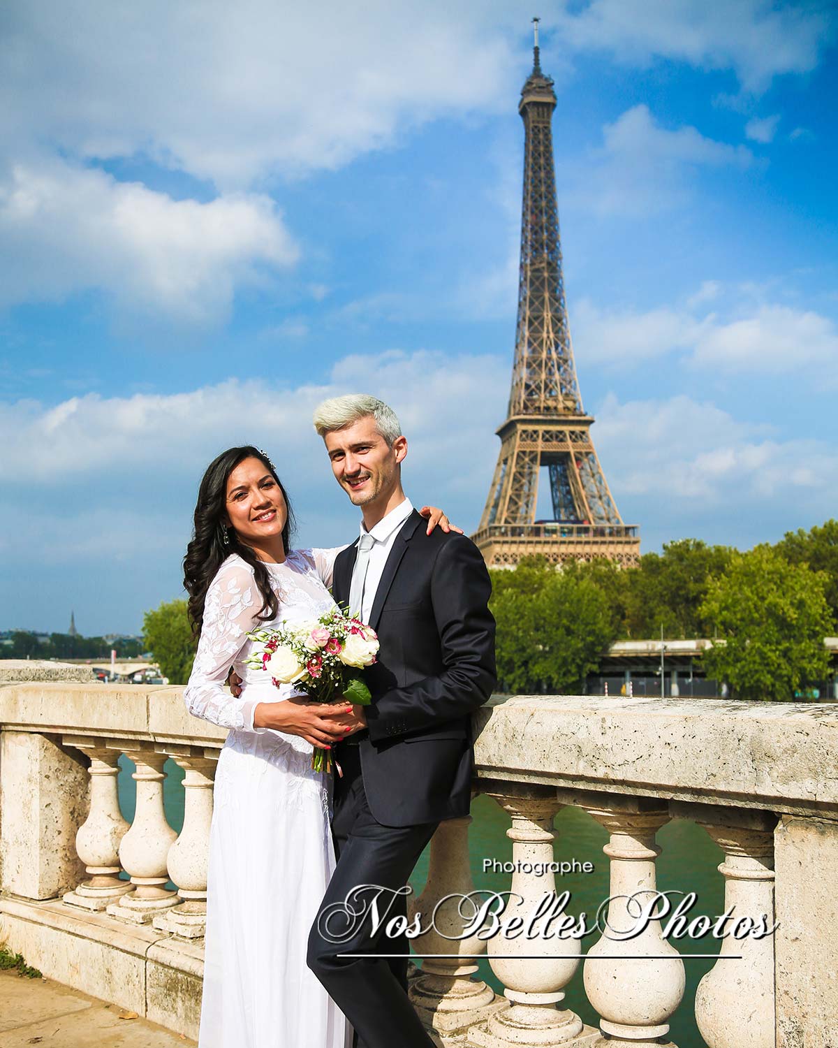 Paris after wedding shoot