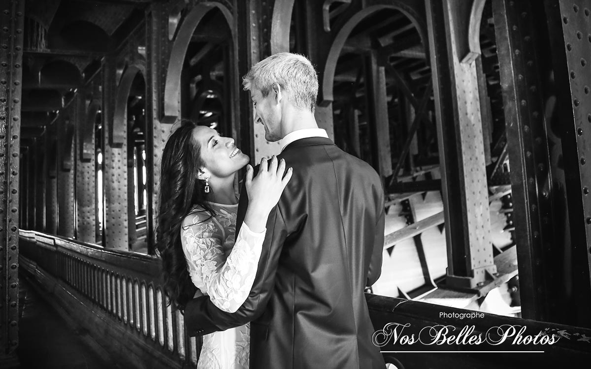Shooting après mariage Paris