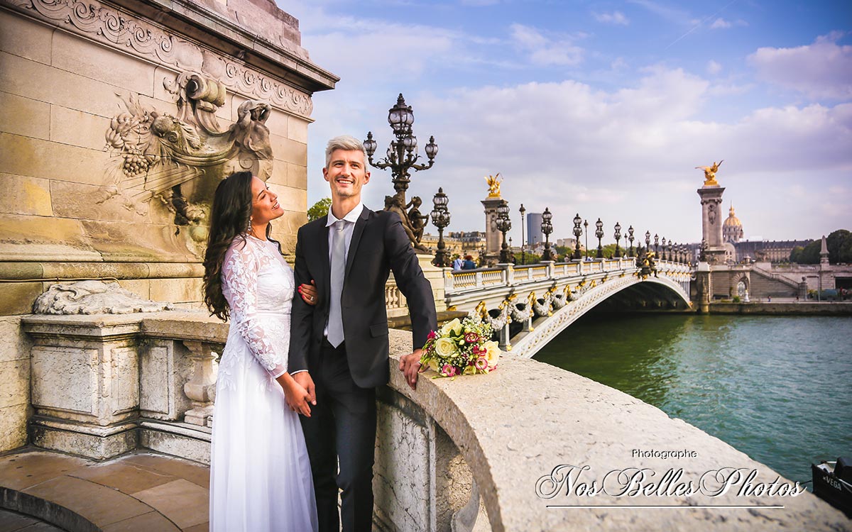 Versailles after wedding photo session, photographer wedding Versailles