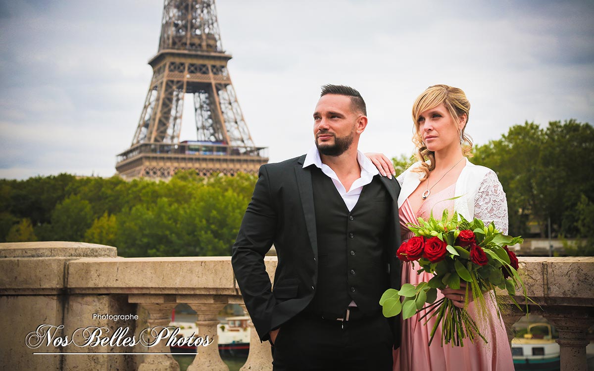 Photoshoot pre-wedding Paris
