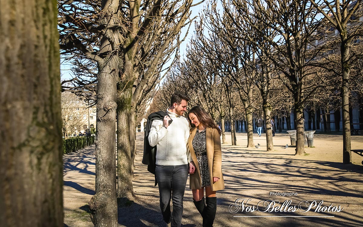 Shooting photo au jardin des Tuileries à Paris