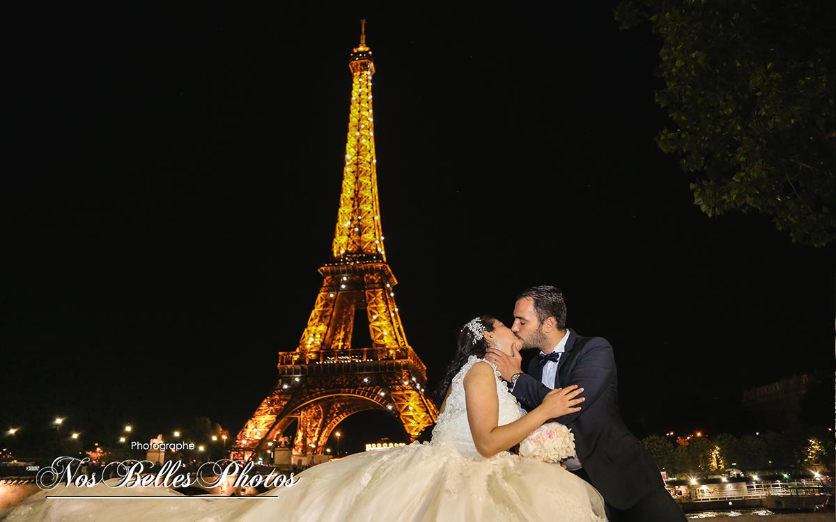 Photos mariage Paris Tour Eiffel