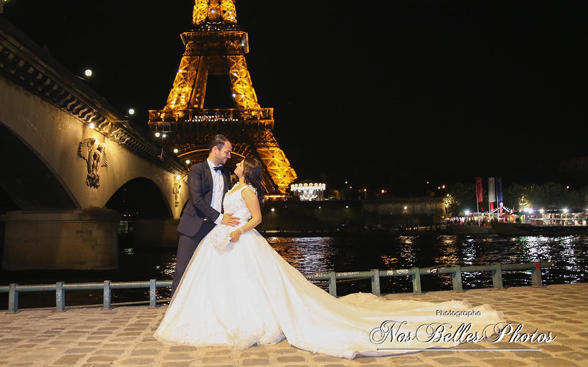 Séance photo mariage Paris Tour Eiffel