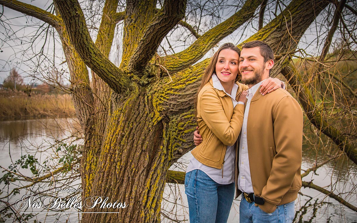 Shooting photo couple Maisons-Laffitte