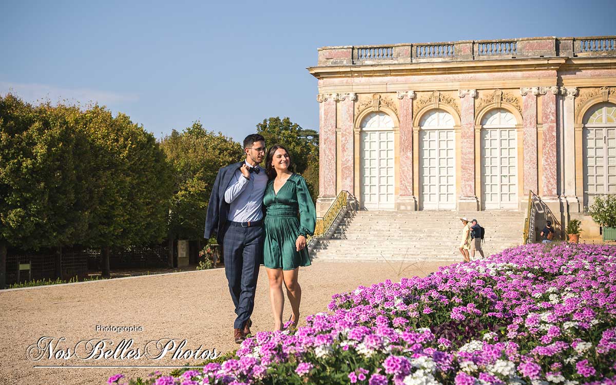Photo de couple au Château de Versailles