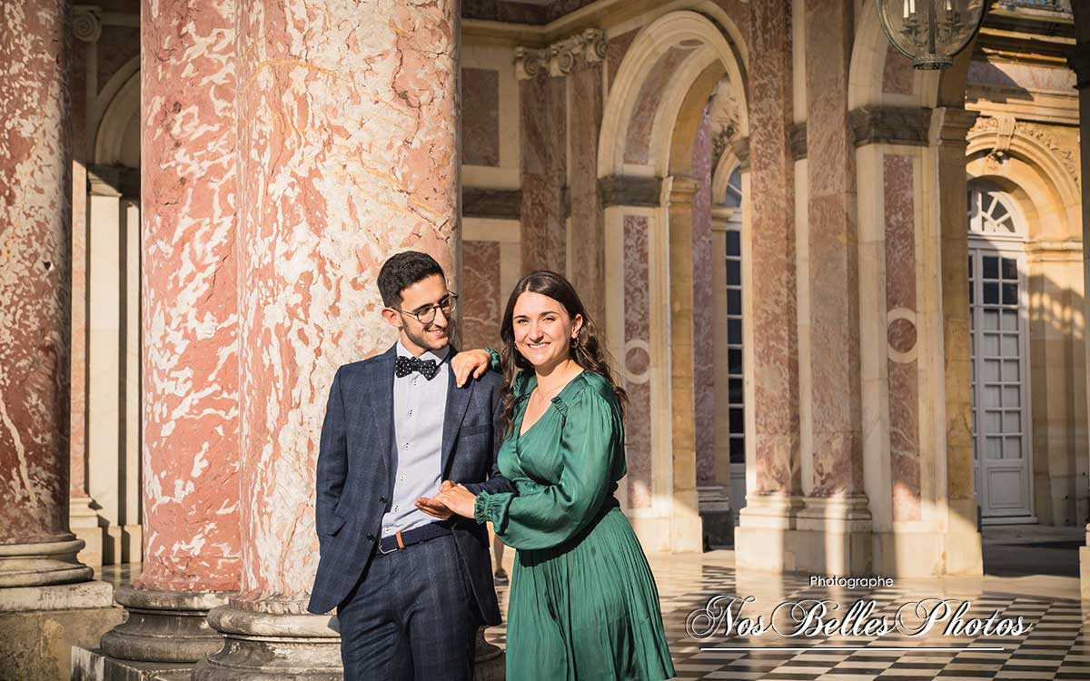 Photographe couple au Château de Versailles