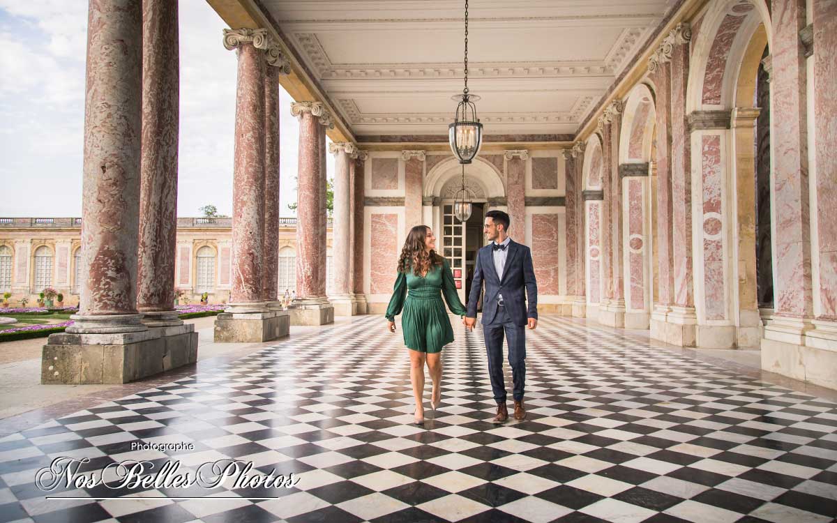 Photos vidéo shooting couple Versailles