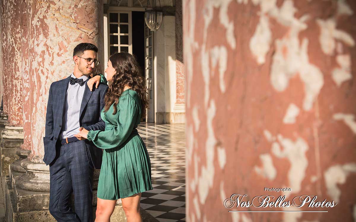Shooting couple à Versailles au Château de Versailles