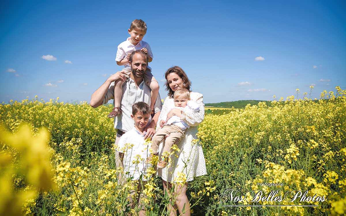 Photographe famille Ecquevilly, shooting photo famille Ecquevilly