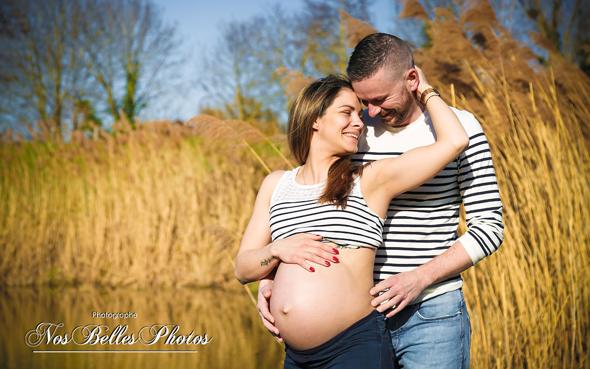 Séance photo de grossesse en Yvelines, photographe grossesse femme enceinte Juziers