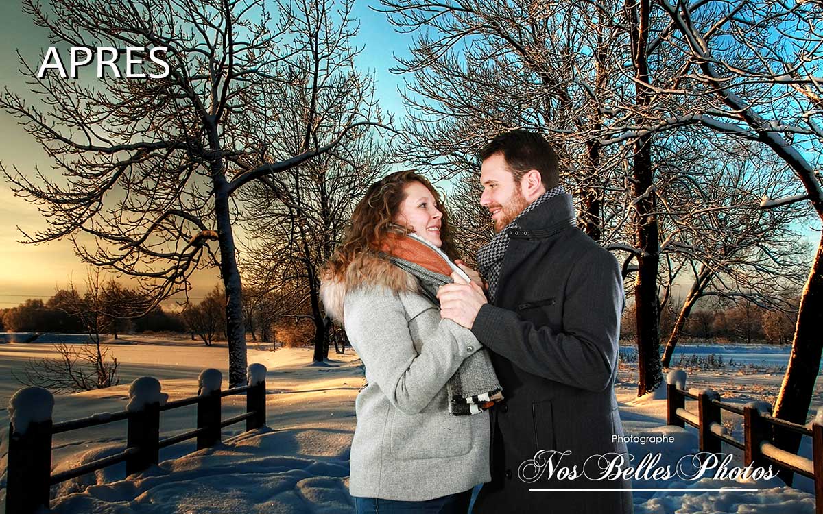 Photographe Les Mureaux en Yvelines, montage photo portrait