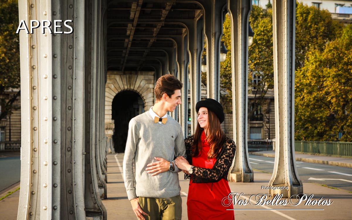 Photographe couple lifestyle Paris, retouche photo couple