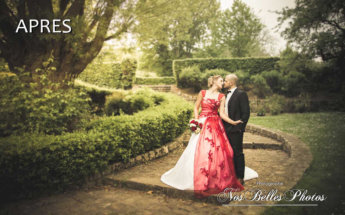 Photographe couple Normandie, retouche photo couple
